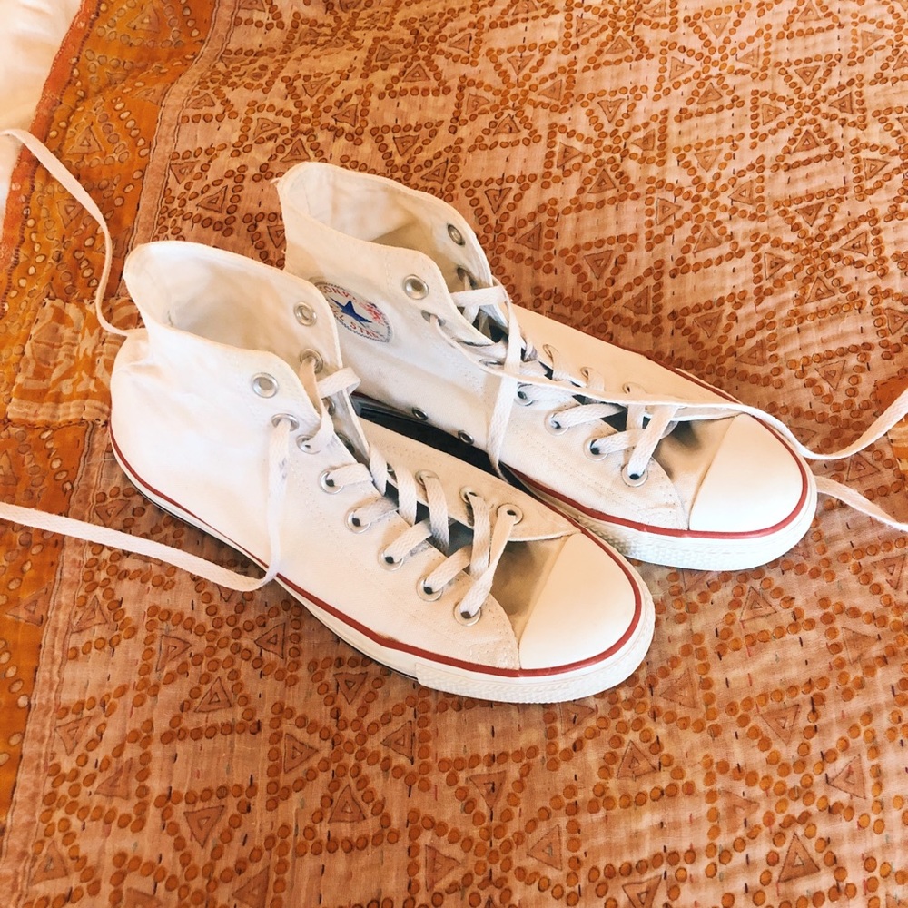 White High Top converse